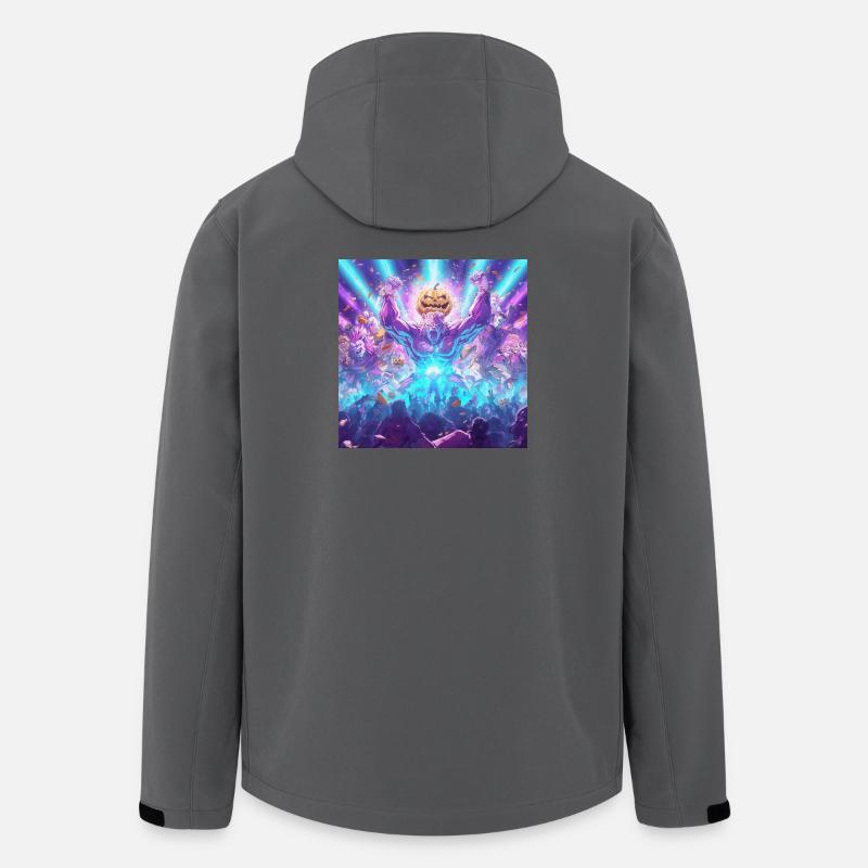Pumpkin Lion – Energy Overdrive | Joyverse - Recycelte Männer Softshell-Jacke von Stanley/Stella - Anthrazit
