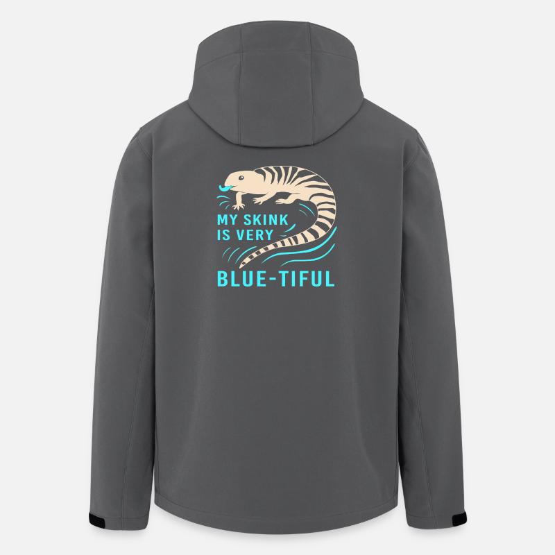 Eidechse - Recycelte Männer Softshell-Jacke von Stanley/Stella - Anthrazit