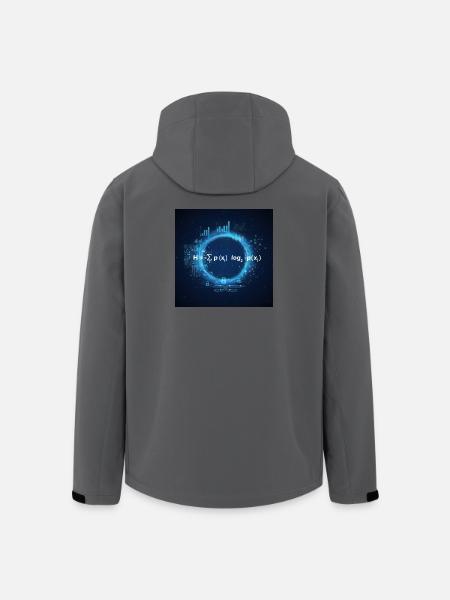 Claude Shannon Equation - Men’s Recycled Softshell Jacket by Stanley/Stella - anthracite