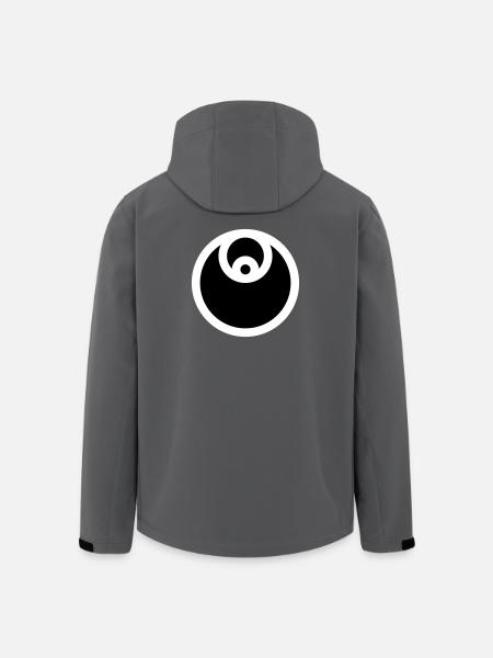 Circle Emblem Filled - Men’s Recycled Softshell Jacket by Stanley/Stella - anthracite