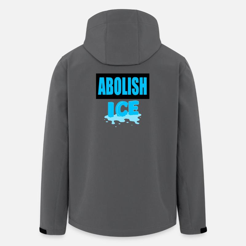 I.C.E. abschaffen: - Recycelte Männer Softshell-Jacke von Stanley/Stella - Anthrazit