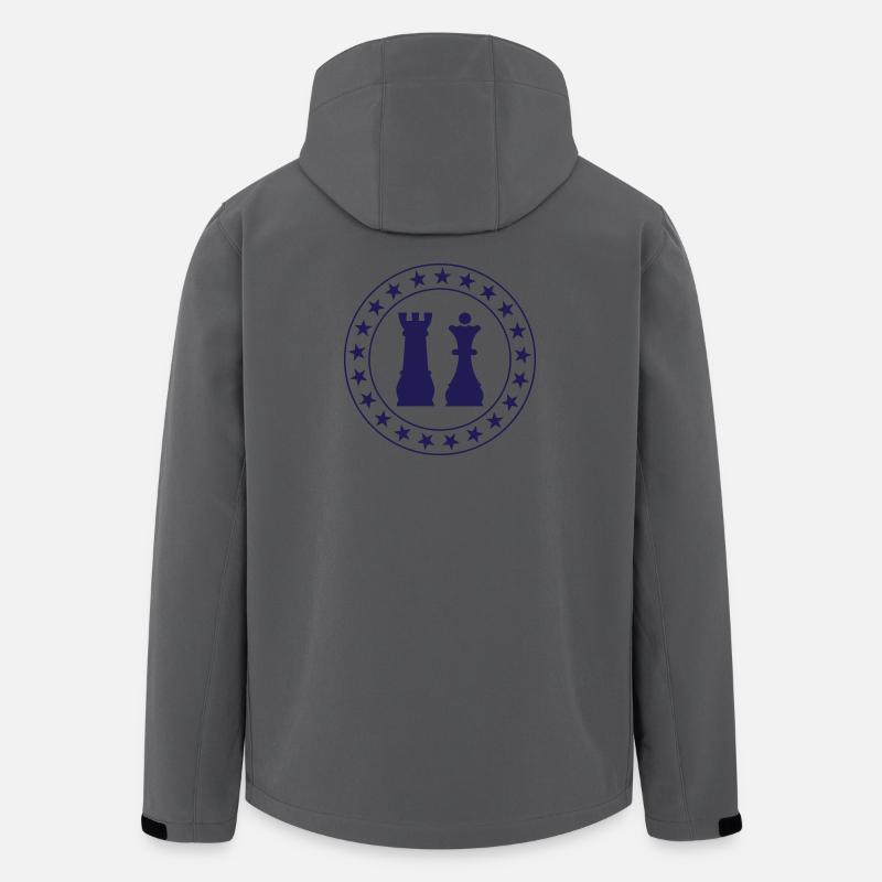 Duo Royal Schachwettbewerbsstars - Recycelte Männer Softshell-Jacke von Stanley/Stella - Anthrazit