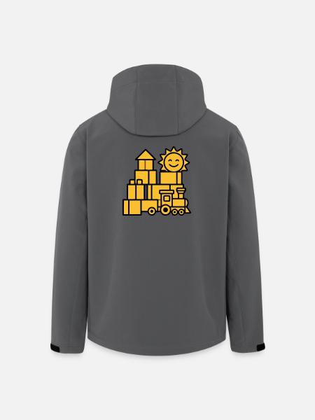 Building Blocks Railway Toys - Men’s Recycled Softshell Jacket by Stanley/Stella - anthracite