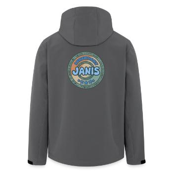 Dire Janis - Veste softshell homme en polyester recyclé Stanley/Stella - charbon - Dos - AI Model Male 185 light (185cm)