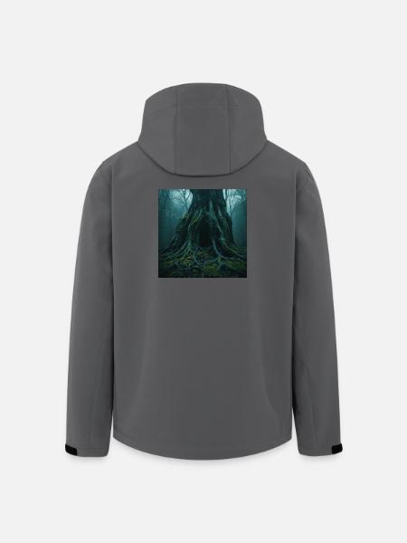 Ancient Oak – Eingang zur Unterwelt - Recycelte Männer Softshell-Jacke von Stanley/Stella - Anthrazit