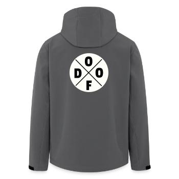 DOOF - Recycelte Männer Softshell-Jacke von Stanley/Stella - Anthrazit - Hinten - AI Model Male 185 light (185cm)