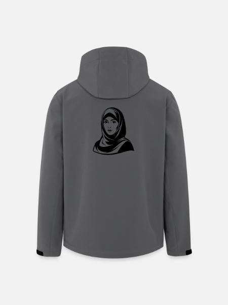 Hijab Woman - Men’s Recycled Softshell Jacket by Stanley/Stella - anthracite