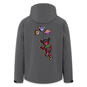 Devil_girl - Veste softshell homme en polyester recyclé Stanley/Stella - charbon - Dos - AI Model Male 185 light (185cm)