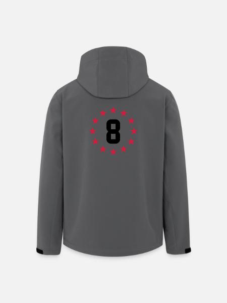 8 years - Men’s Recycled Softshell Jacket by Stanley/Stella - anthracite