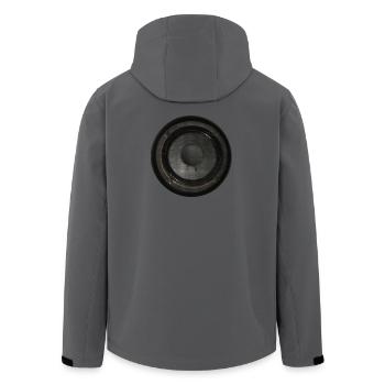 Haut-parleur De boîte à lettres - Veste softshell homme en polyester recyclé Stanley/Stella - charbon - Dos - AI Model Male 185 light (185cm)