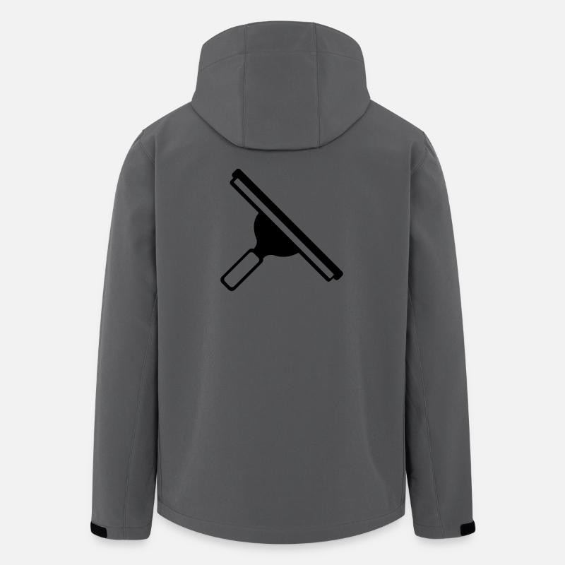 Glazewasser Traktor - Recycelte Männer Softshell-Jacke von Stanley/Stella - Anthrazit