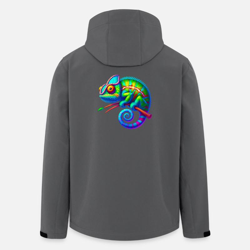 Caméléon - Veste softshell homme en polyester recyclé Stanley/Stella - charbon