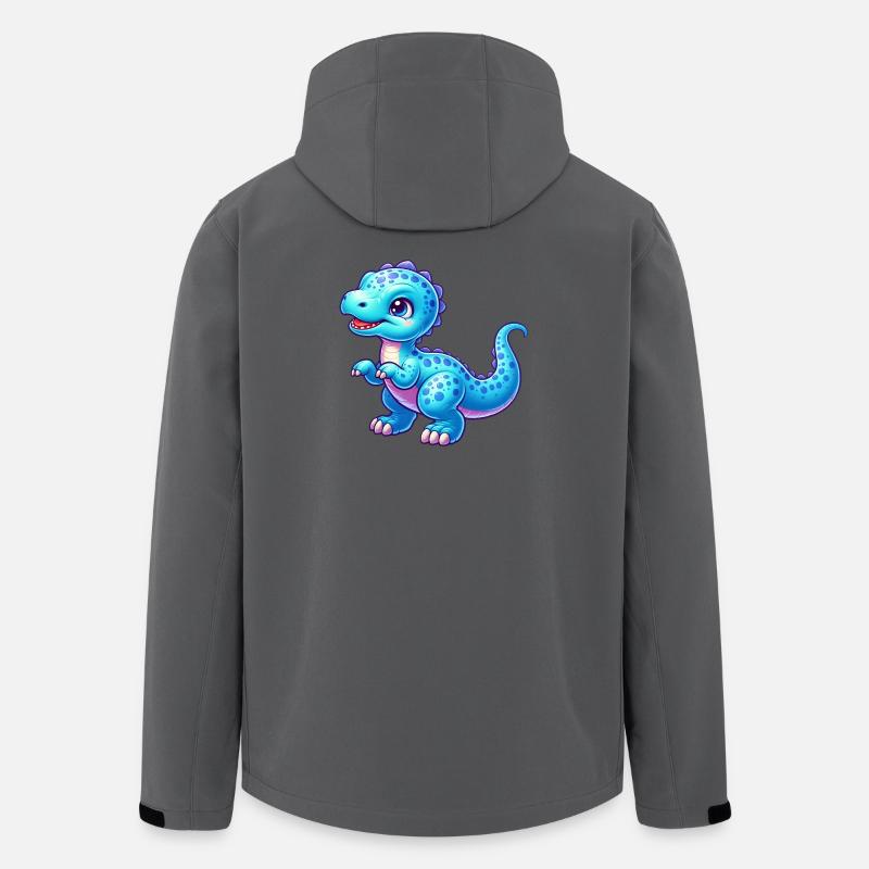 Dinosaure - Veste softshell homme en polyester recyclé Stanley/Stella - charbon