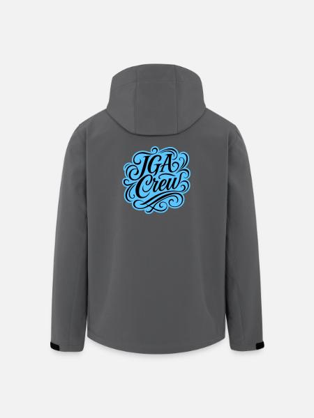 Jga Crew Junggesellenabschied - Recycelte Männer Softshell-Jacke von Stanley/Stella - Anthrazit