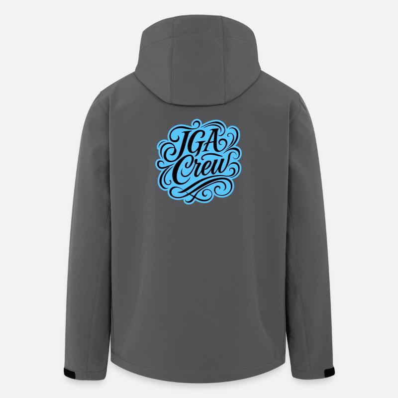 Jga Crew Junggesellenabschied - Recycelte Männer Softshell-Jacke von Stanley/Stella - Anthrazit