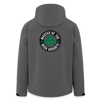 Master of the Irish Goodbye - Men’s Recycled Softshell Jacket by Stanley/Stella - anthracite - Back - AI Model Male 185 light (185cm)