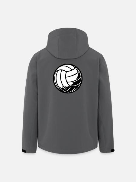 Volleyball Ball - Men’s Recycled Softshell Jacket by Stanley/Stella - anthracite