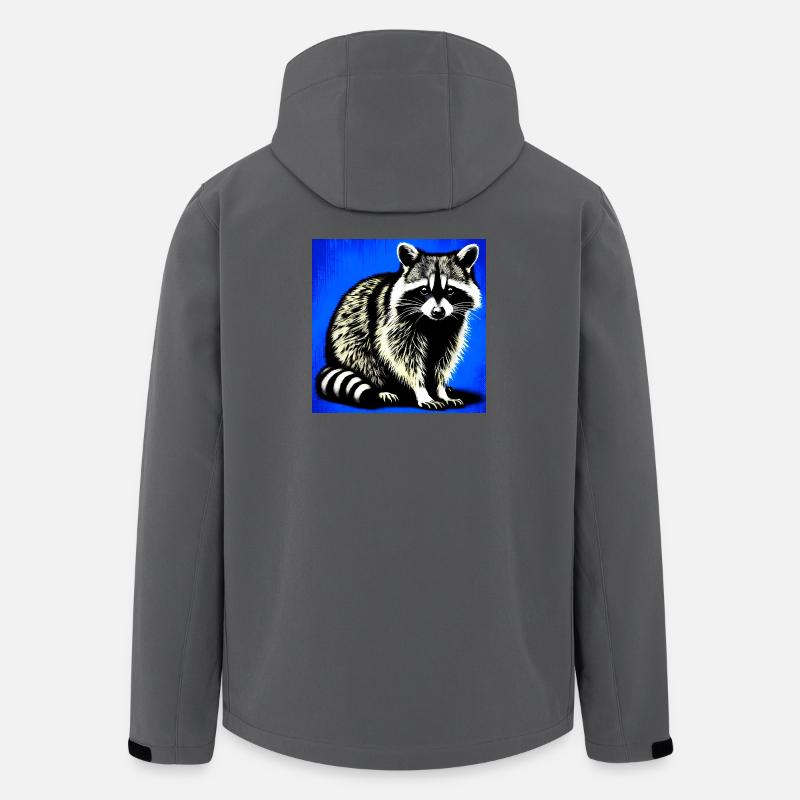 Waschbär - Recycelte Männer Softshell-Jacke von Stanley/Stella - Anthrazit