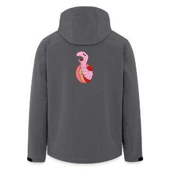 Évasion extraterrestre - Veste softshell homme en polyester recyclé Stanley/Stella - charbon - Dos - AI Model Male 185 light (185cm)