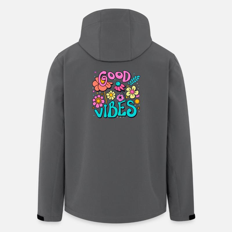 Vibes - Recycelte Männer Softshell-Jacke von Stanley/Stella - Anthrazit