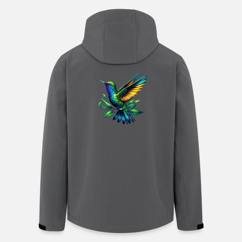 Hummingbird - Men’s Recycled Softshell Jacket by Stanley/Stella - anthracite