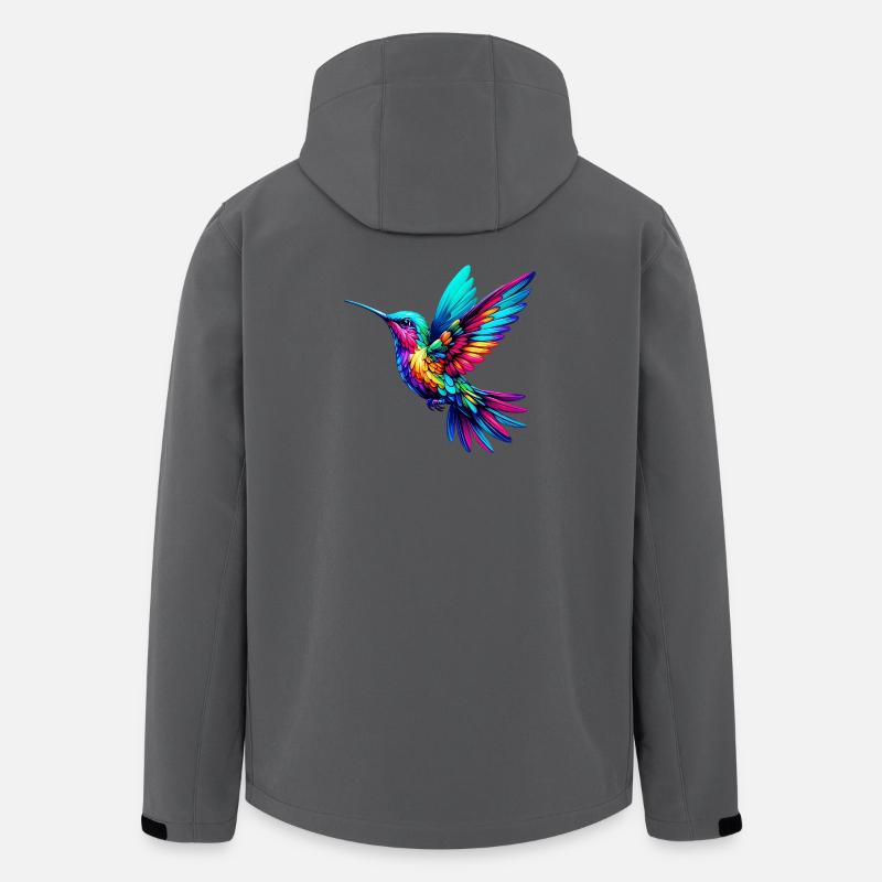 Hummingbird - Men’s Recycled Softshell Jacket by Stanley/Stella - anthracite
