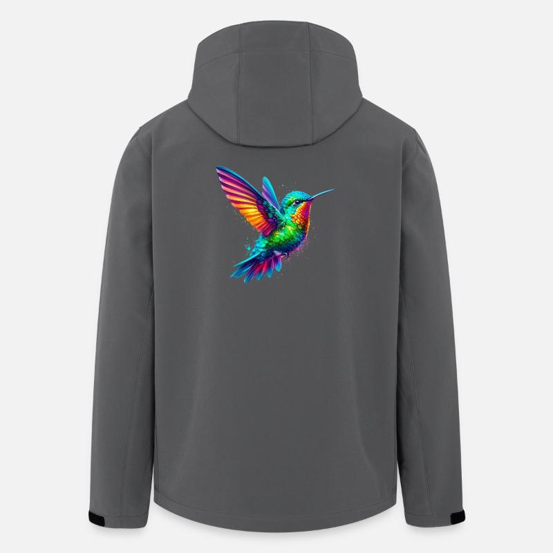 Hummingbird - Men’s Recycled Softshell Jacket by Stanley/Stella - anthracite