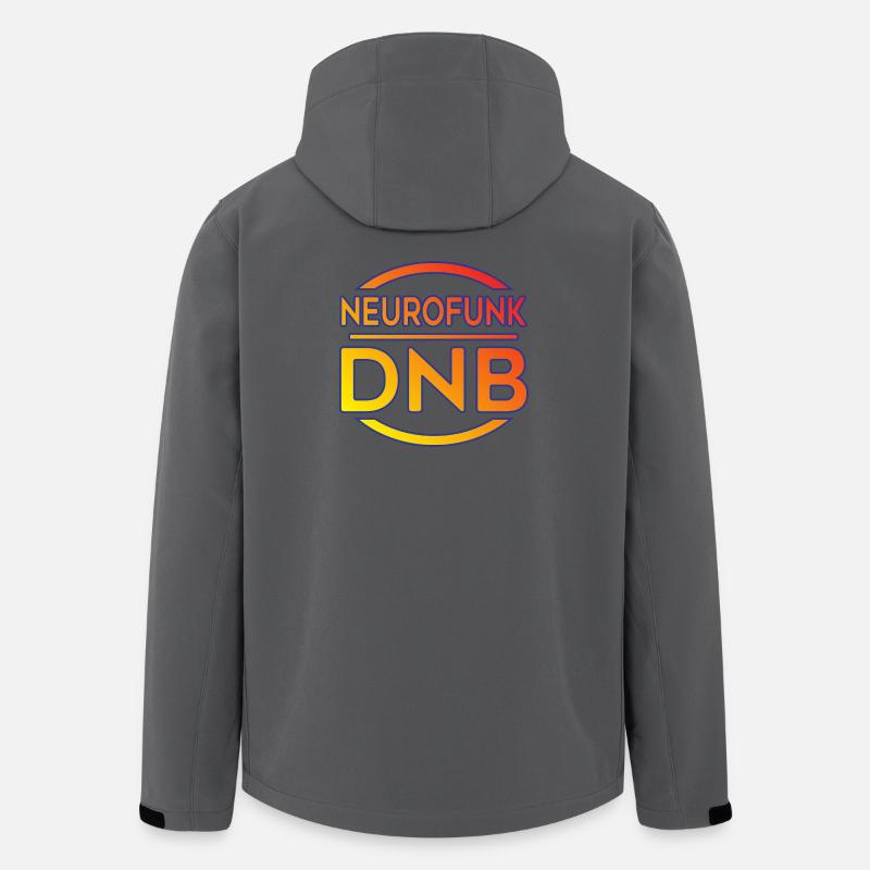 Neurofunk DNB Logo Tee - Men’s Recycled Softshell Jacket by Stanley/Stella - anthracite