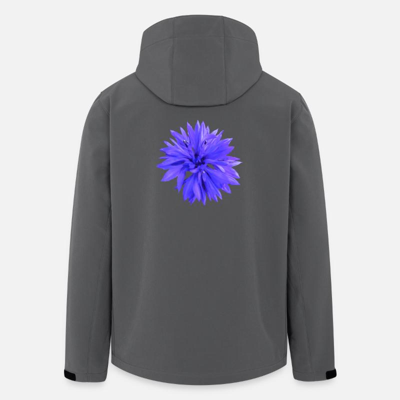 Cornflower - Men’s Recycled Softshell Jacket by Stanley/Stella - anthracite