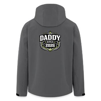Daddy Since 2026 – Proud Dad Design - Men’s Recycled Softshell Jacket by Stanley/Stella - anthracite - Back - AI Model Male 185 light (185cm)
