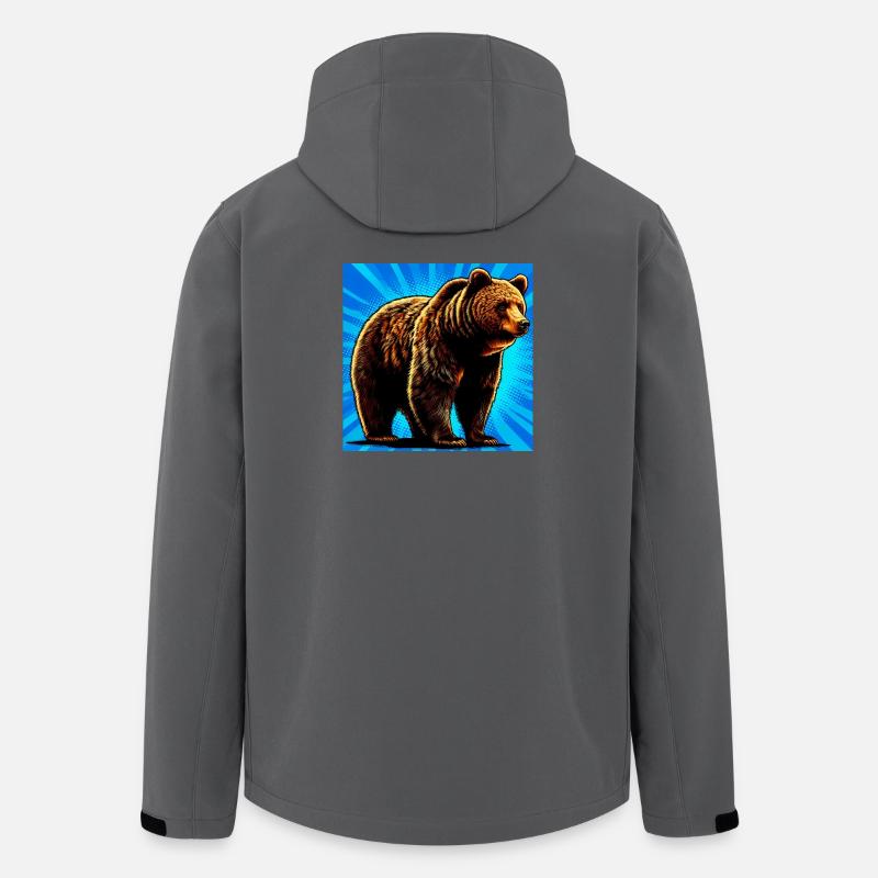 bear - Men’s Recycled Softshell Jacket by Stanley/Stella - anthracite