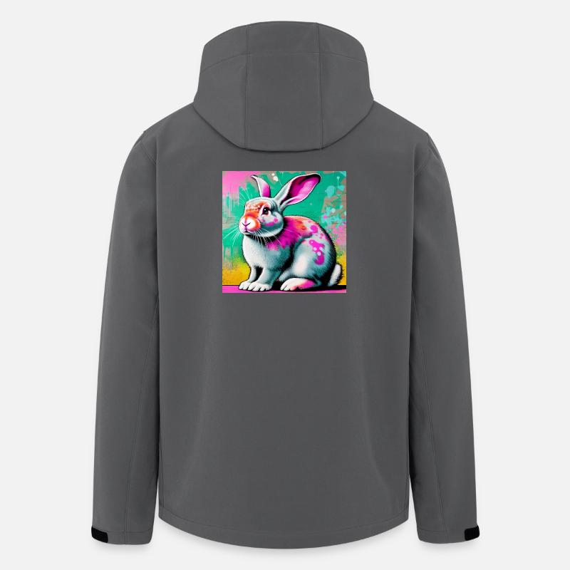 rabbit - Men’s Recycled Softshell Jacket by Stanley/Stella - anthracite