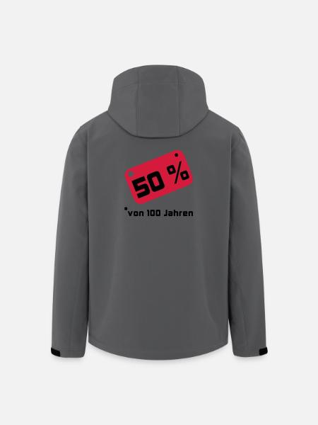 50% ... 100 years - Men’s Recycled Softshell Jacket by Stanley/Stella - anthracite