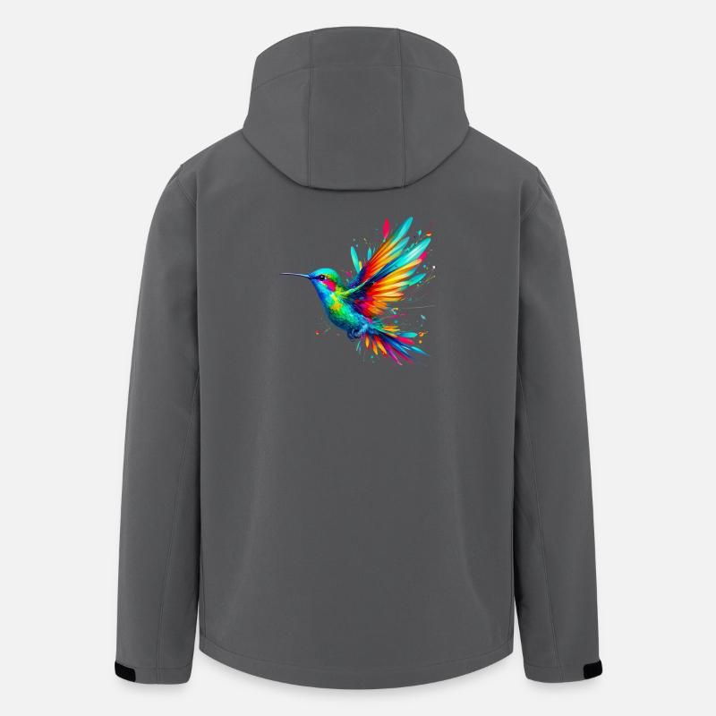 Hummingbird - Men’s Recycled Softshell Jacket by Stanley/Stella - anthracite