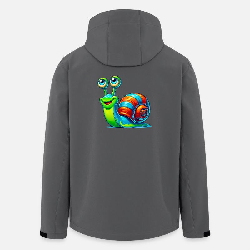 Snail - Men’s Recycled Softshell Jacket by Stanley/Stella - anthracite