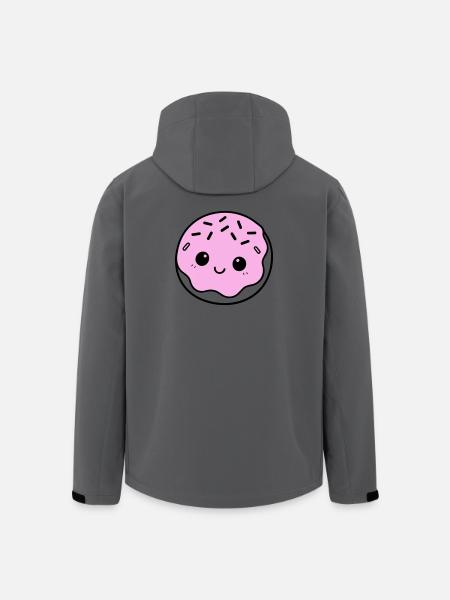 Donut mignon - Veste softshell homme en polyester recyclé Stanley/Stella - charbon