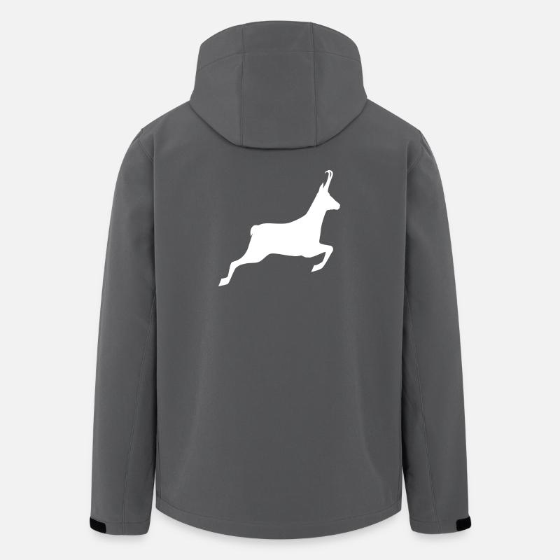 Anpassbares Jagd-T-Shirt - -Muster - Recycelte Männer Softshell-Jacke von Stanley/Stella - Anthrazit