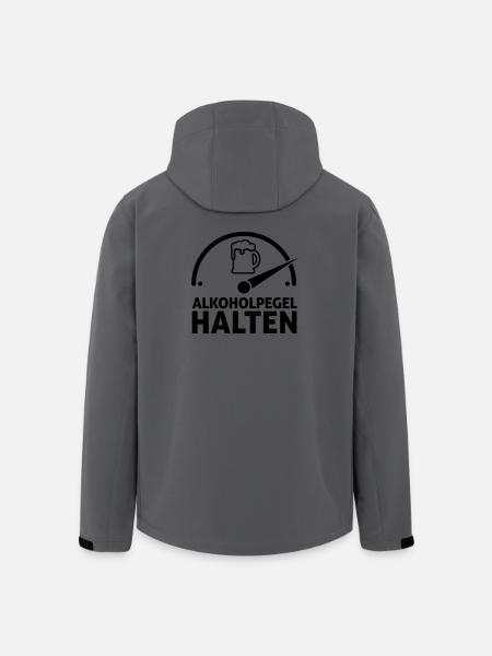 Alkoholpegel halten - Recycelte Männer Softshell-Jacke von Stanley/Stella - Anthrazit