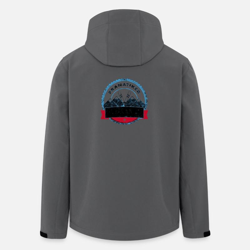 Franatiker - Recycelte Männer Softshell-Jacke von Stanley/Stella - Anthrazit