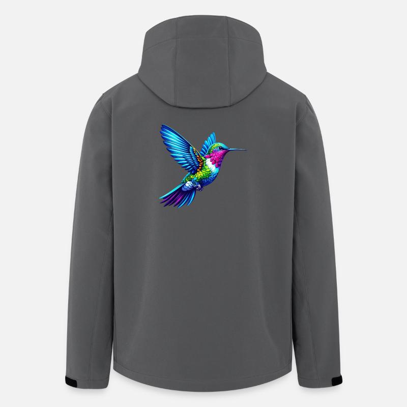 Colibri - Veste softshell homme en polyester recyclé Stanley/Stella - charbon