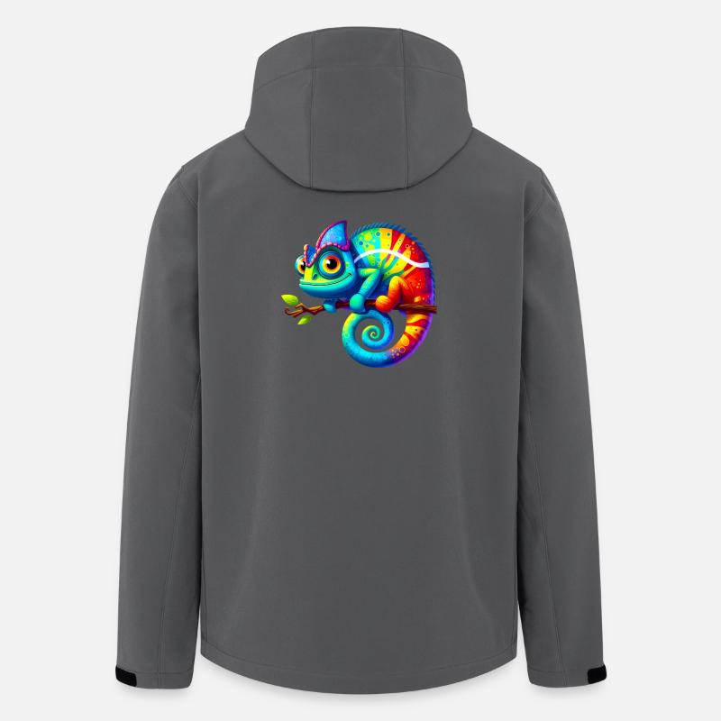 Caméléon - Veste softshell homme en polyester recyclé Stanley/Stella - charbon