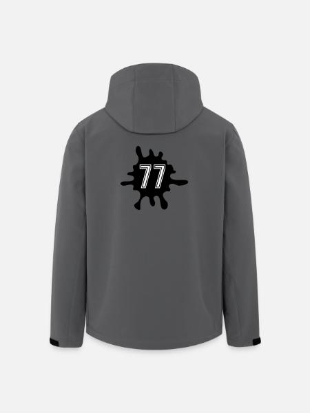Nombre de Blobs 77 - Veste softshell homme en polyester recyclé Stanley/Stella - charbon