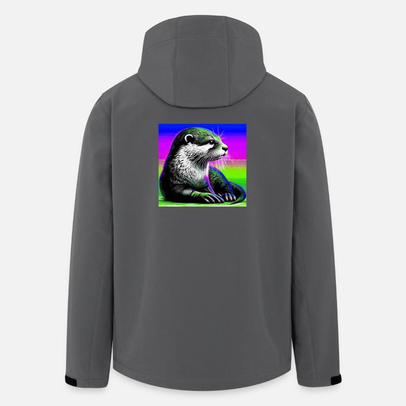 Otter - Recycelte Männer Softshell-Jacke von Stanley/Stella - Anthrazit