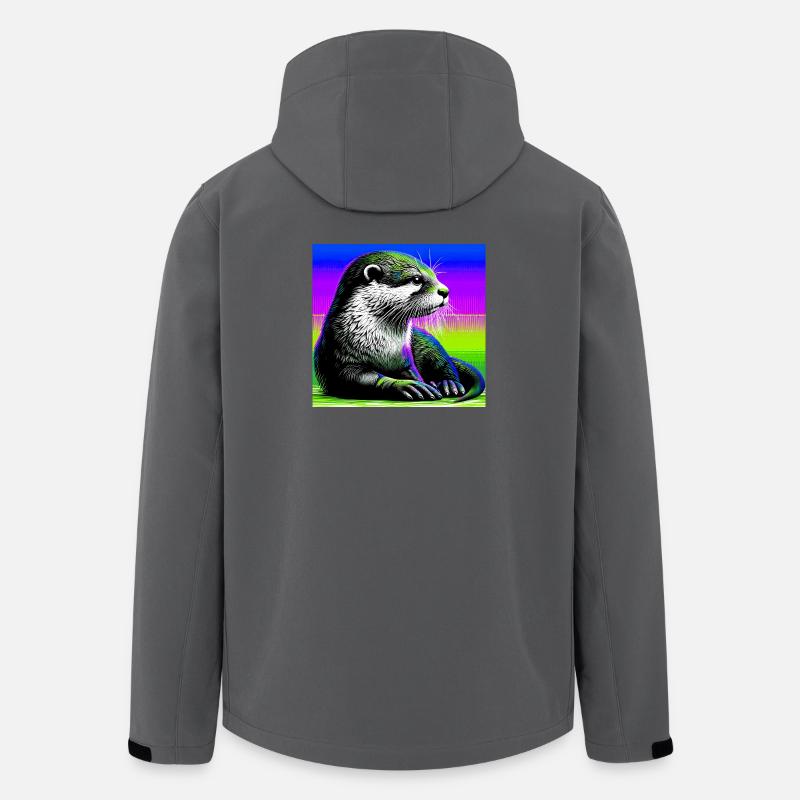 Otter - Recycelte Männer Softshell-Jacke von Stanley/Stella - Anthrazit