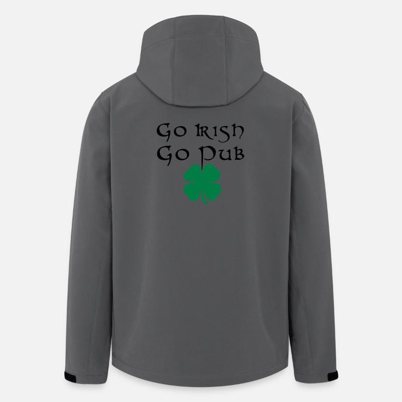 St Patricks Day Pub Irland irisch - Recycelte Männer Softshell-Jacke von Stanley/Stella - Anthrazit
