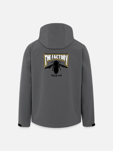 The Wasp Factory - Men’s Recycled Softshell Jacket by Stanley/Stella - anthracite