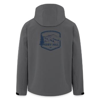 Sentier de la montagne Perry Hill - Veste softshell homme en polyester recyclé Stanley/Stella - charbon - Dos - AI Model Male 185 light (185cm)