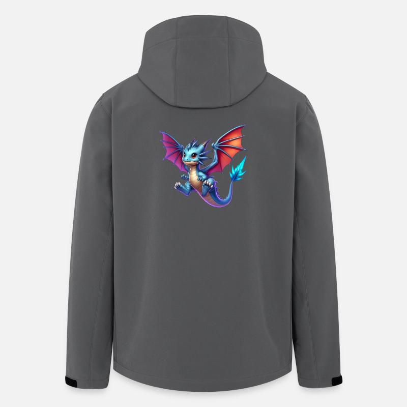 Dragon - Men’s Recycled Softshell Jacket by Stanley/Stella - anthracite