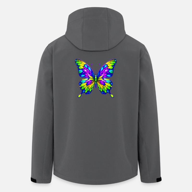 Butterfly - Men’s Recycled Softshell Jacket by Stanley/Stella - anthracite