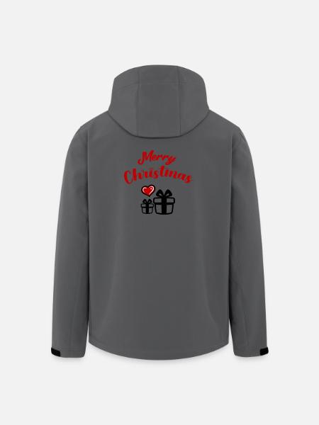 Merry Christmas - Men’s Recycled Softshell Jacket by Stanley/Stella - anthracite